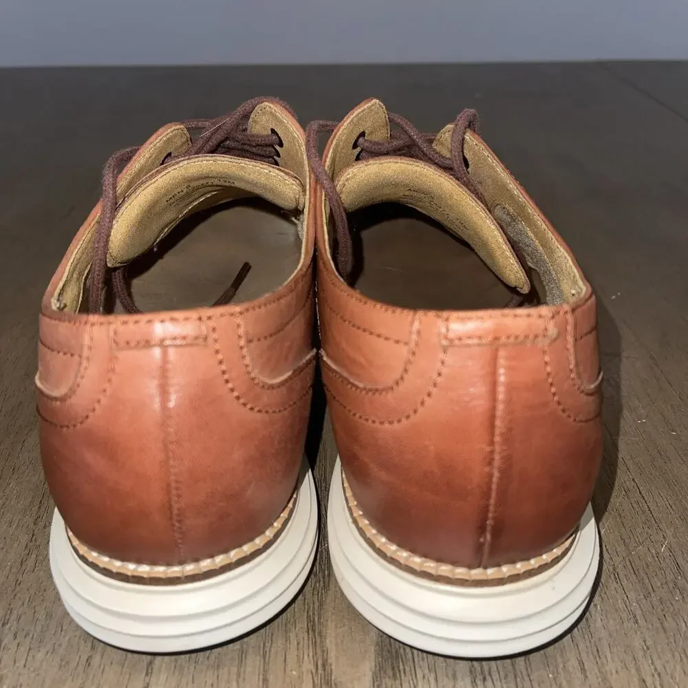 Cole Haan Mens Size 12M OriginalGrand Wingtip Oxfords Brown Leather C26471